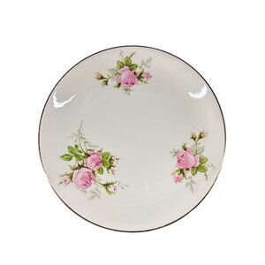 Vintage Royal Wilton 22K Gold Trim 6-Inch Plate With Pink Roses